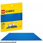 LEGO Classic Blue Baseplate 10714 Building Kit 1 Piece  B075QRYDFB